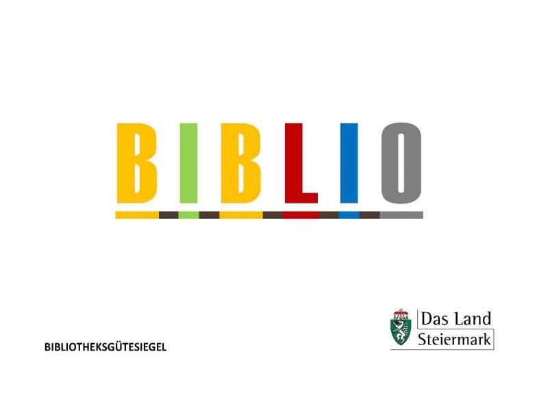 Logo: Bibliotheksgütesiegel des Landes Steiermark 