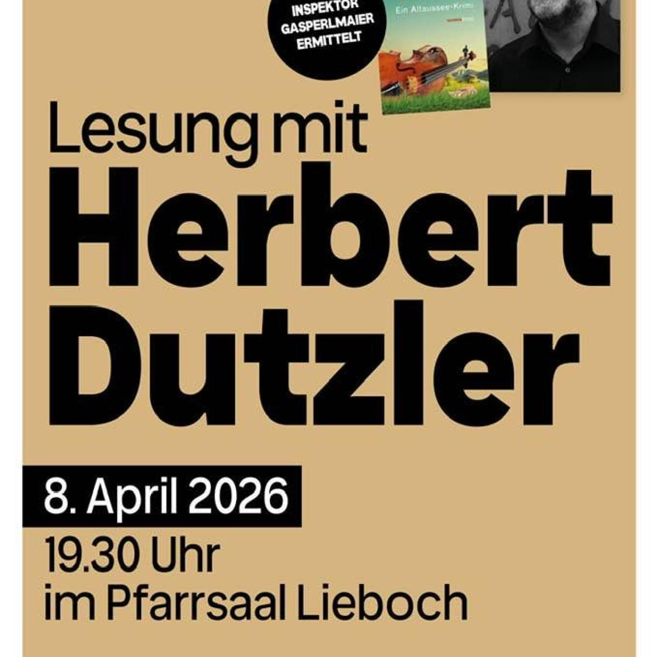 Lesung Herbert Dutzler